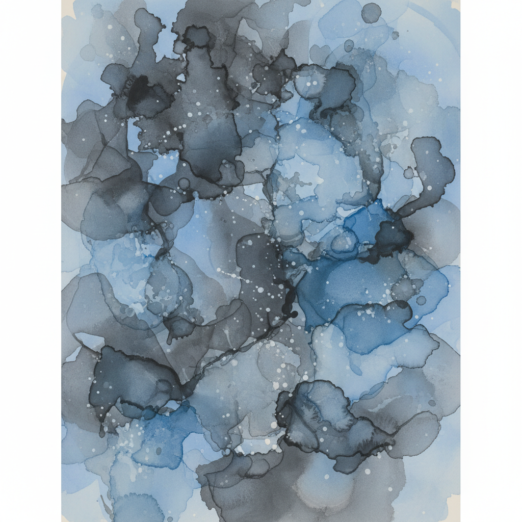 Ink Wash Cascade