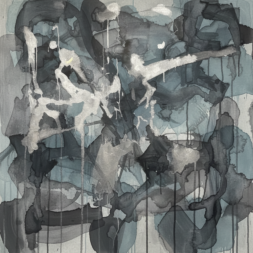 Ink Wash Cascade