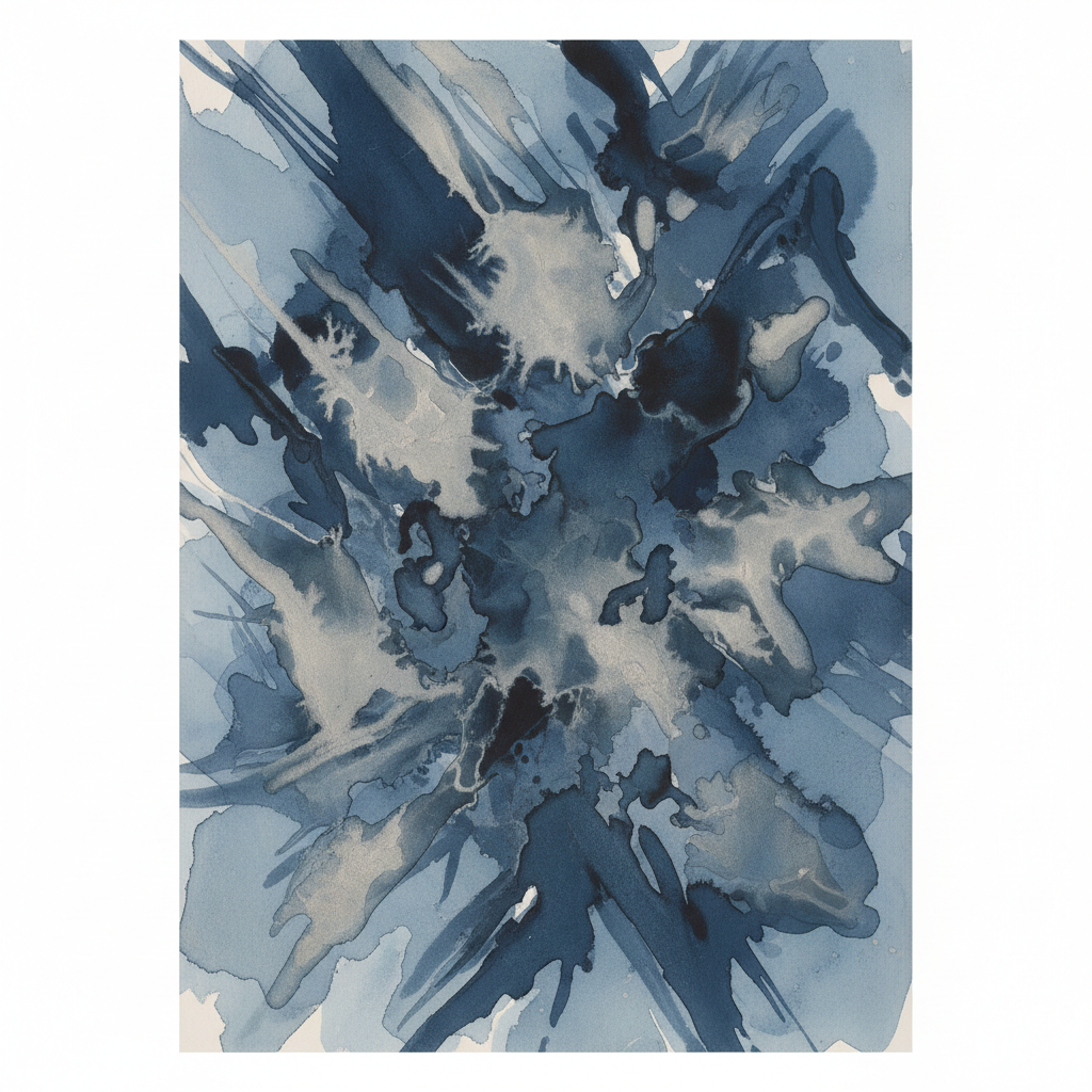 Ink Wash Cascade