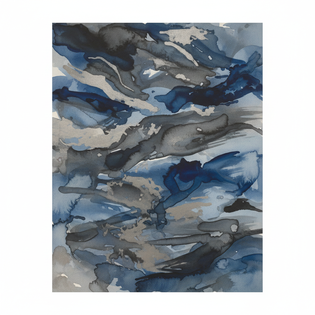 Ink Wash Cascade