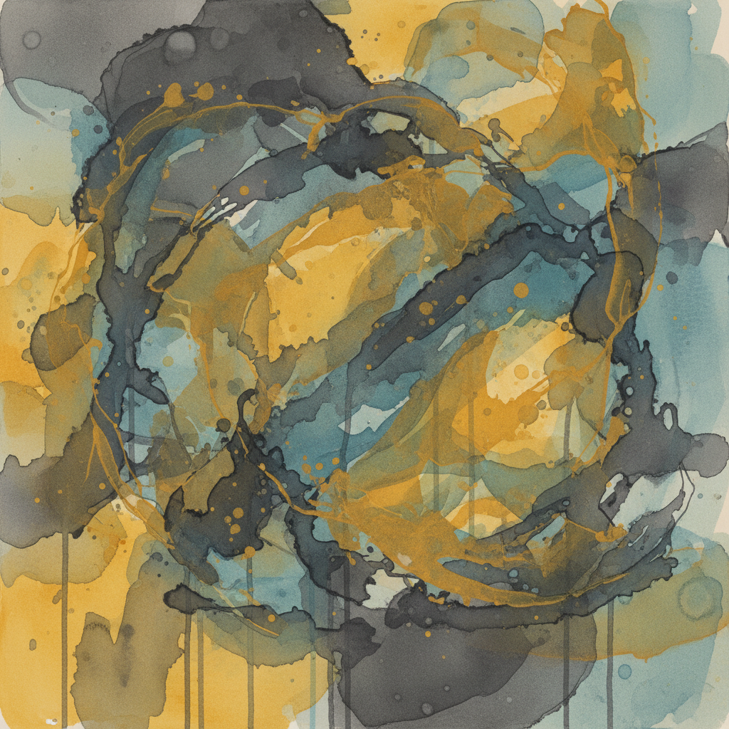 Ink Wash Cascade
