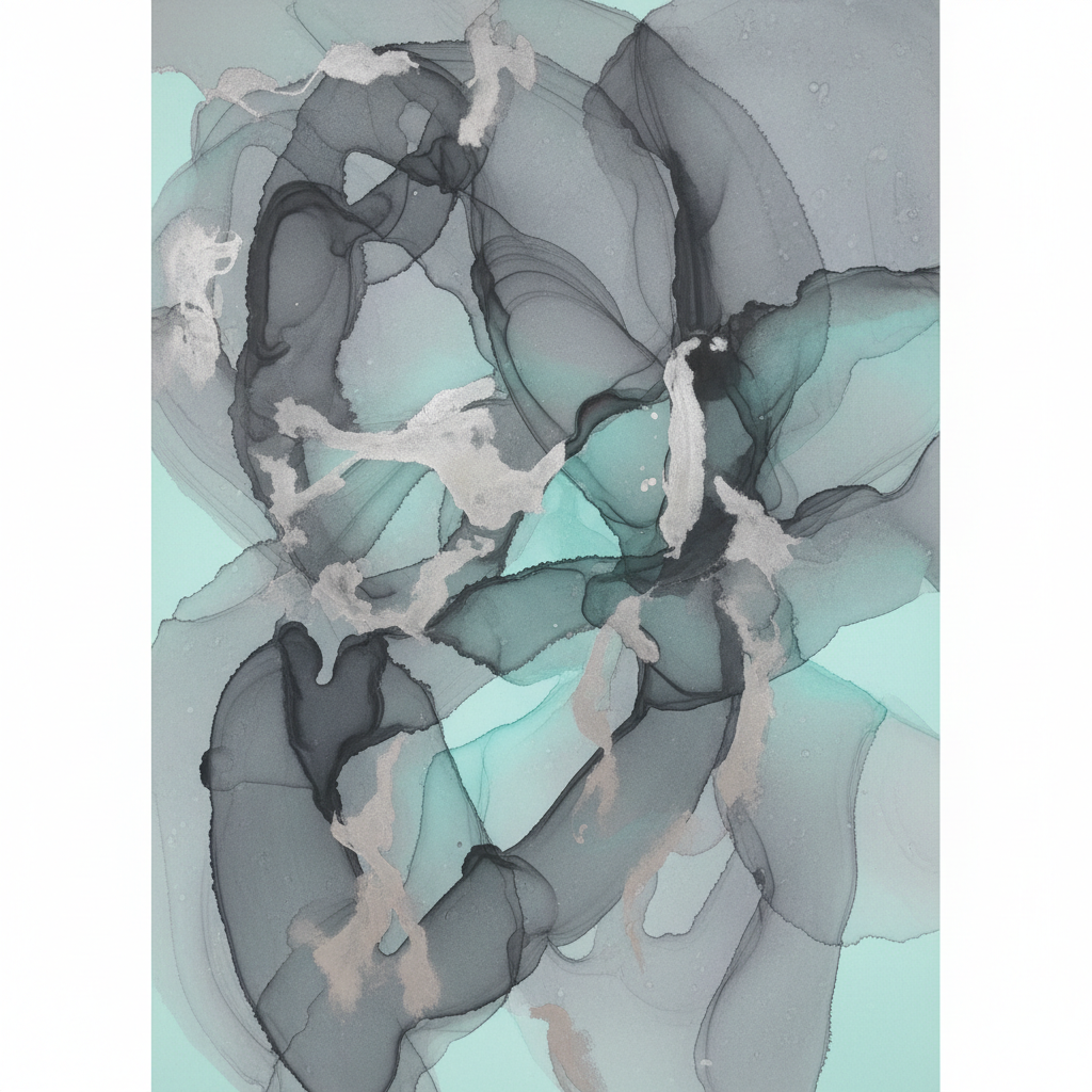 Ink Wash Cascade