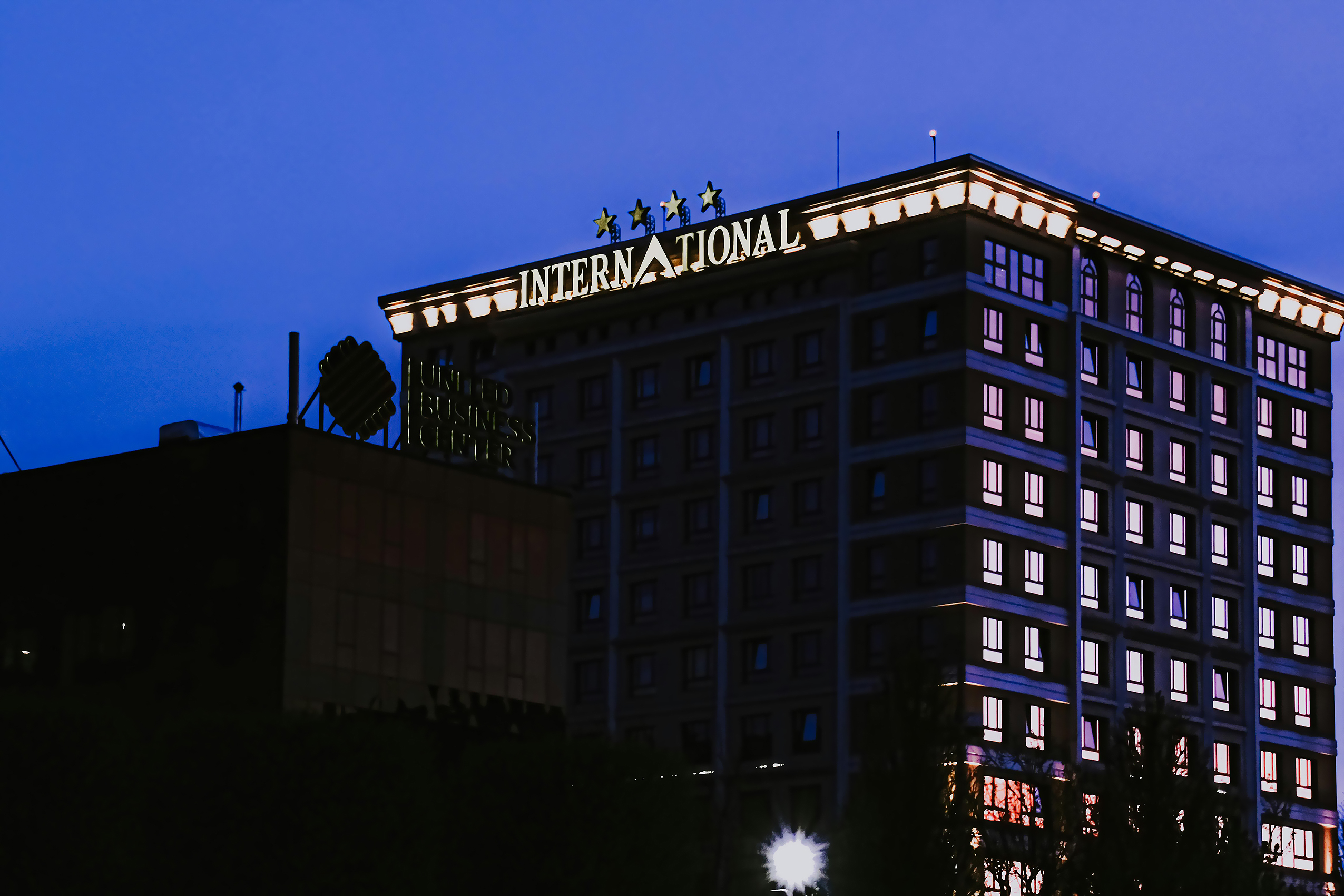International Cityscape Dusk