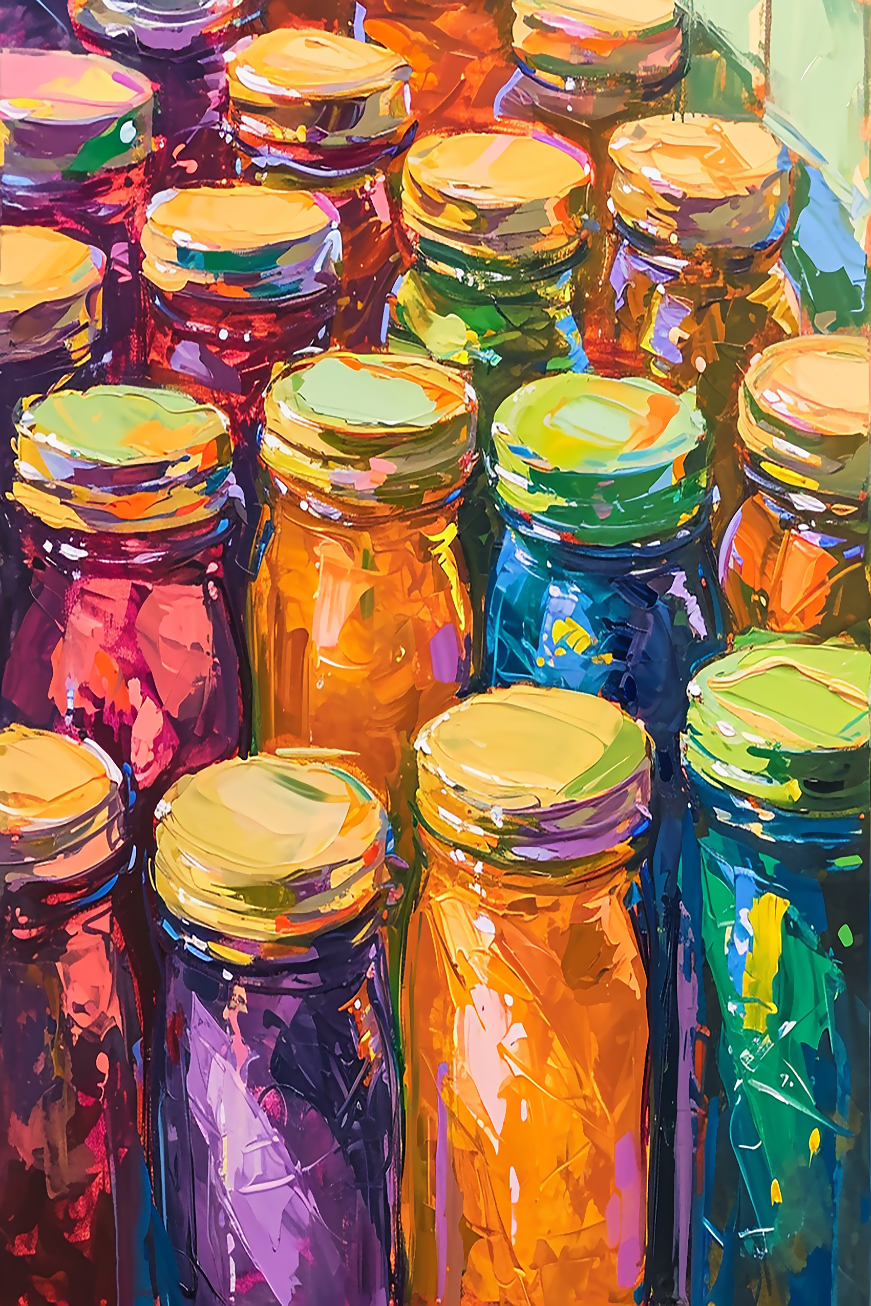 Jars of Vibrant Delight