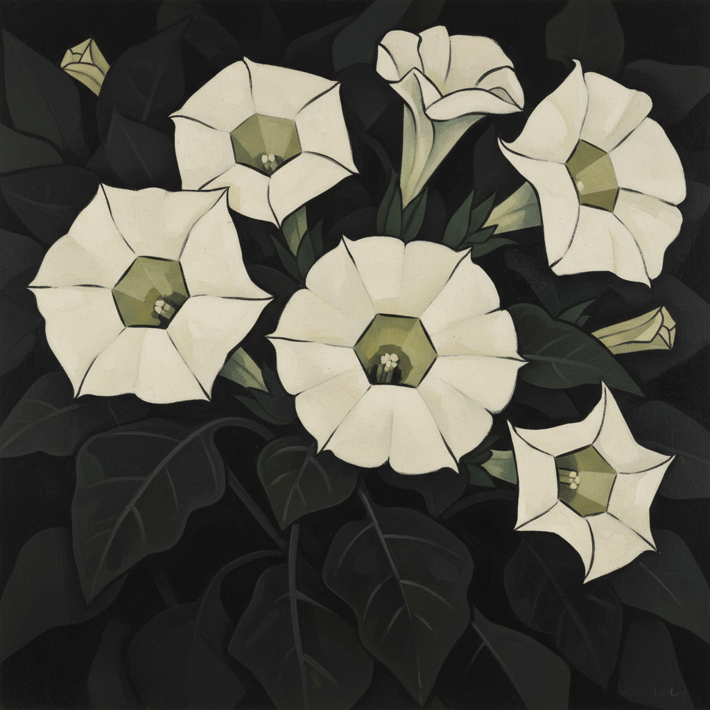 Jimson Weed, White Flower No. 1 — Georgia O'Keeffe