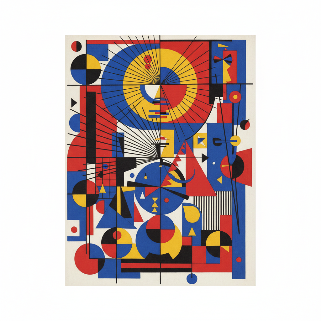 Kandinsky's Geometric Echo