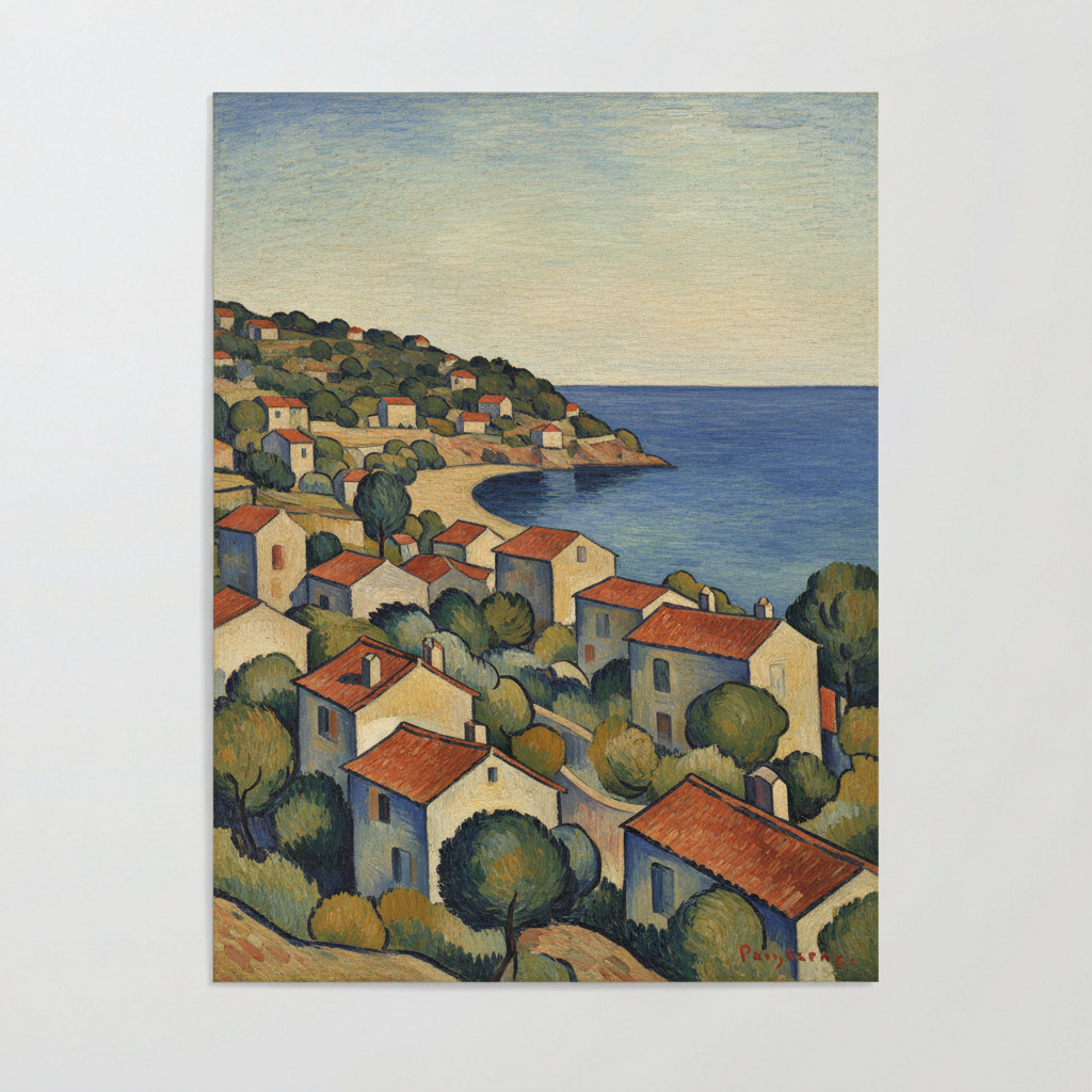 L'Estaque, View of the Bay of Marseille — Paul Cézanne