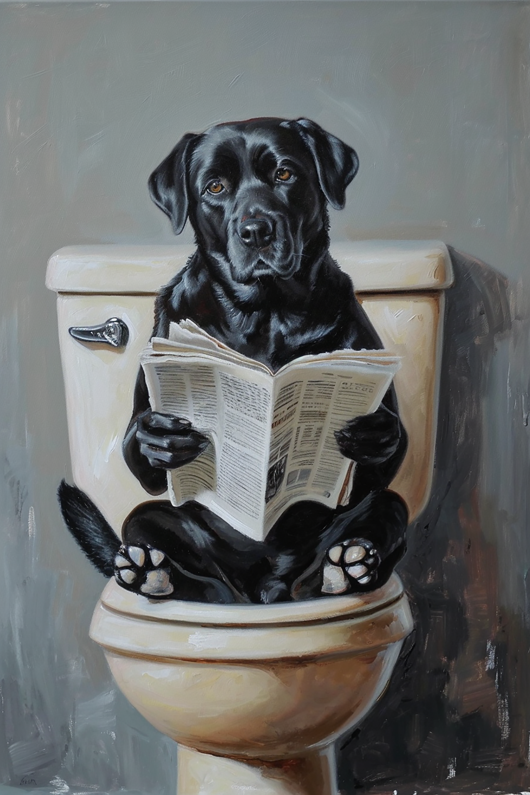 Labrador's Private Moment