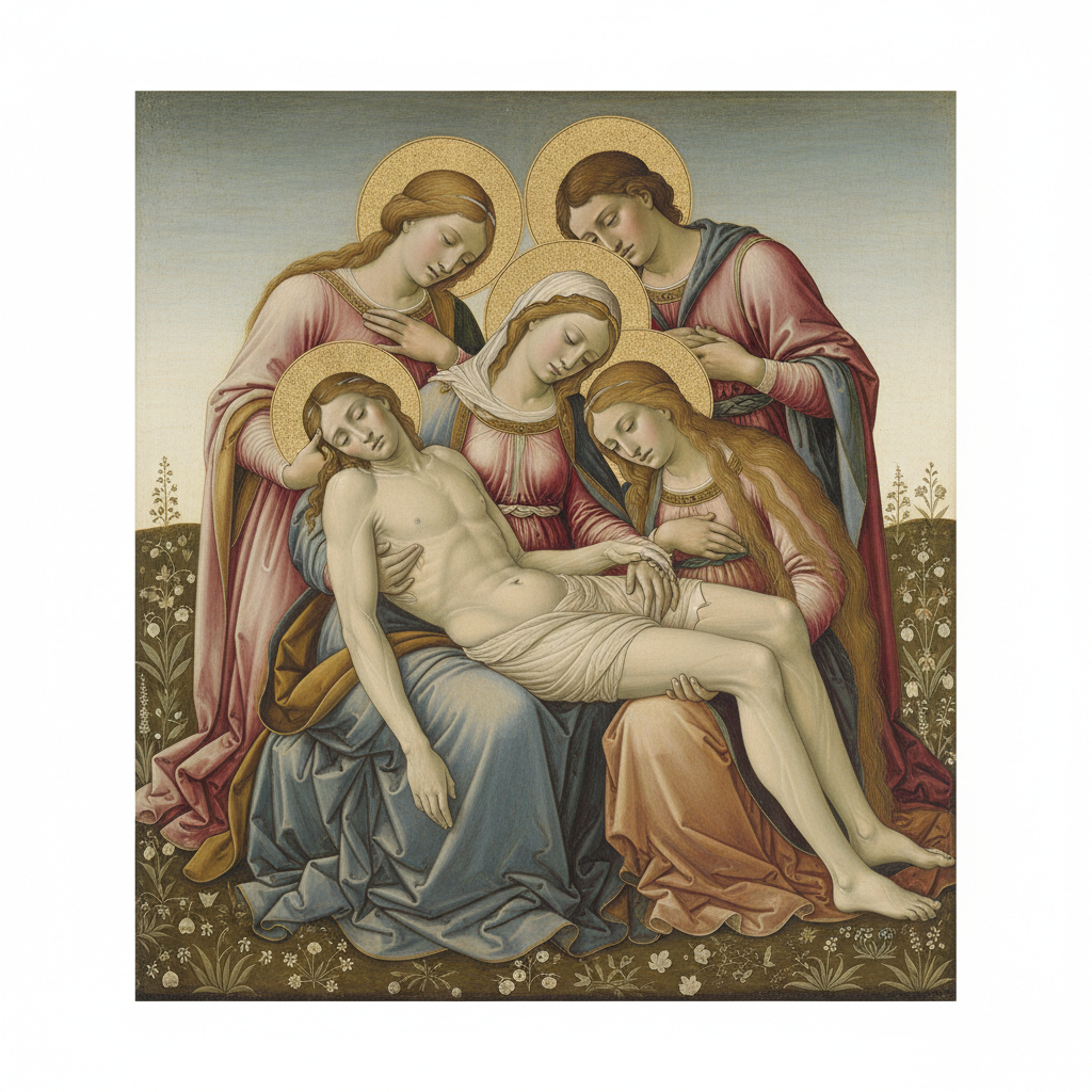 Lamentation over the Dead Christ — Sandro Botticelli