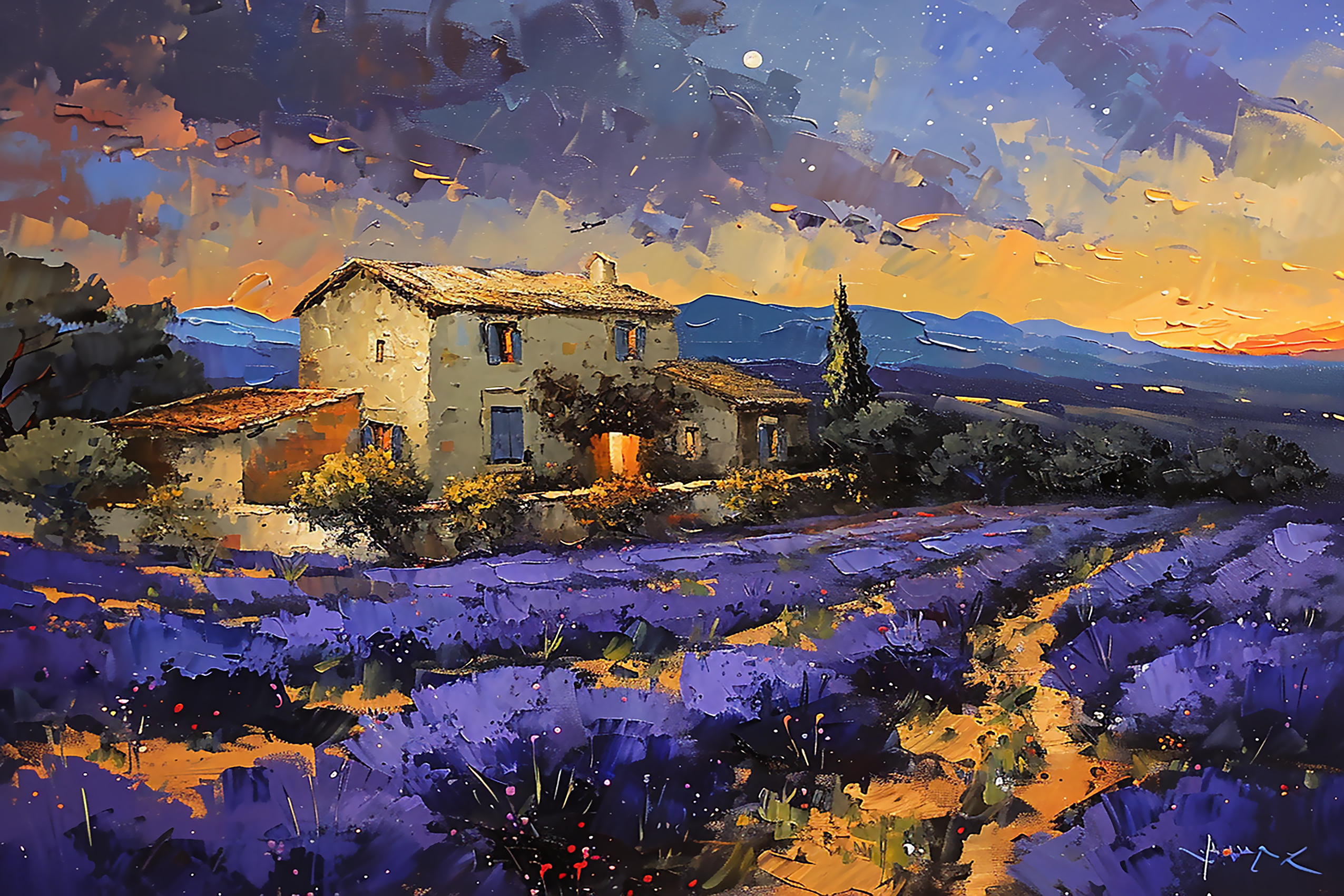 Lavender Twilight Retreat