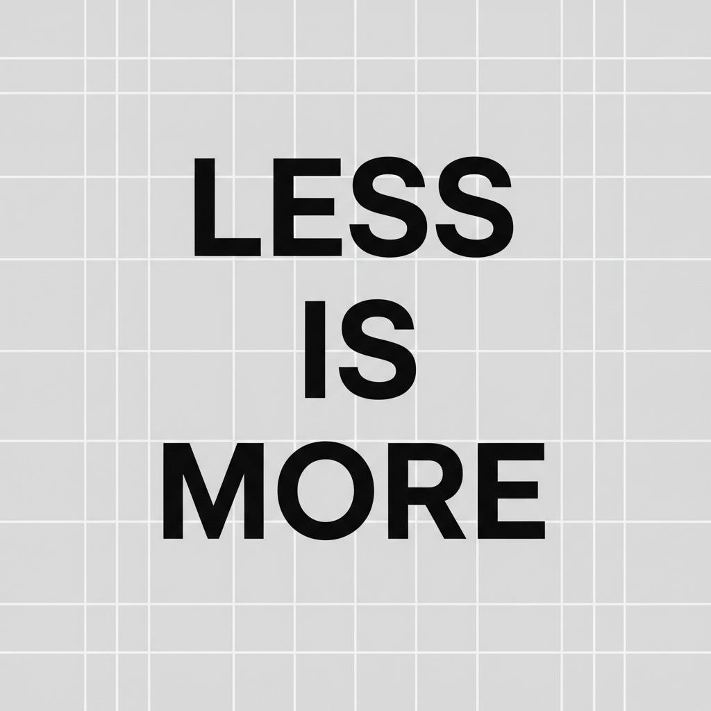 Less is More: Modernist