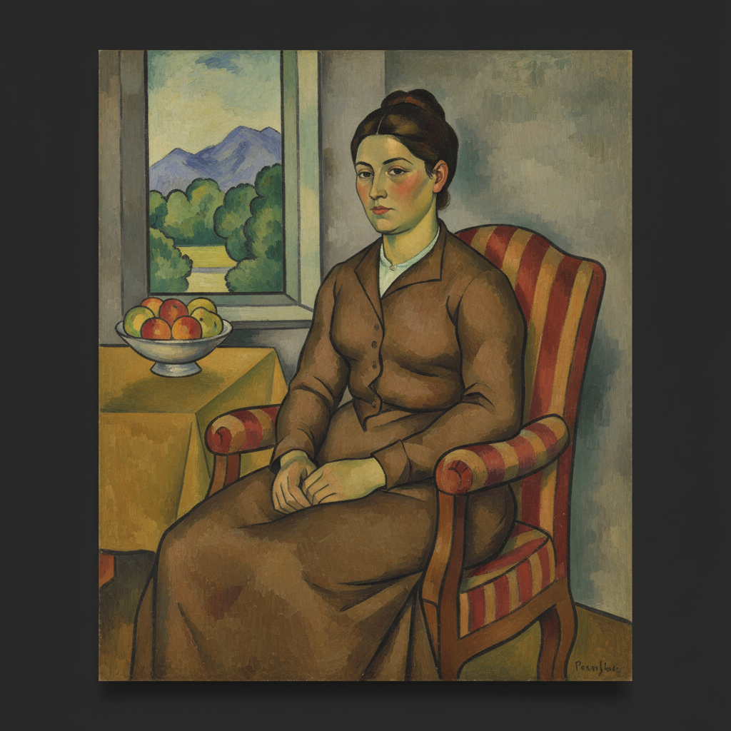 Madame Cézanne in a Red Armchair — Paul Cézanne