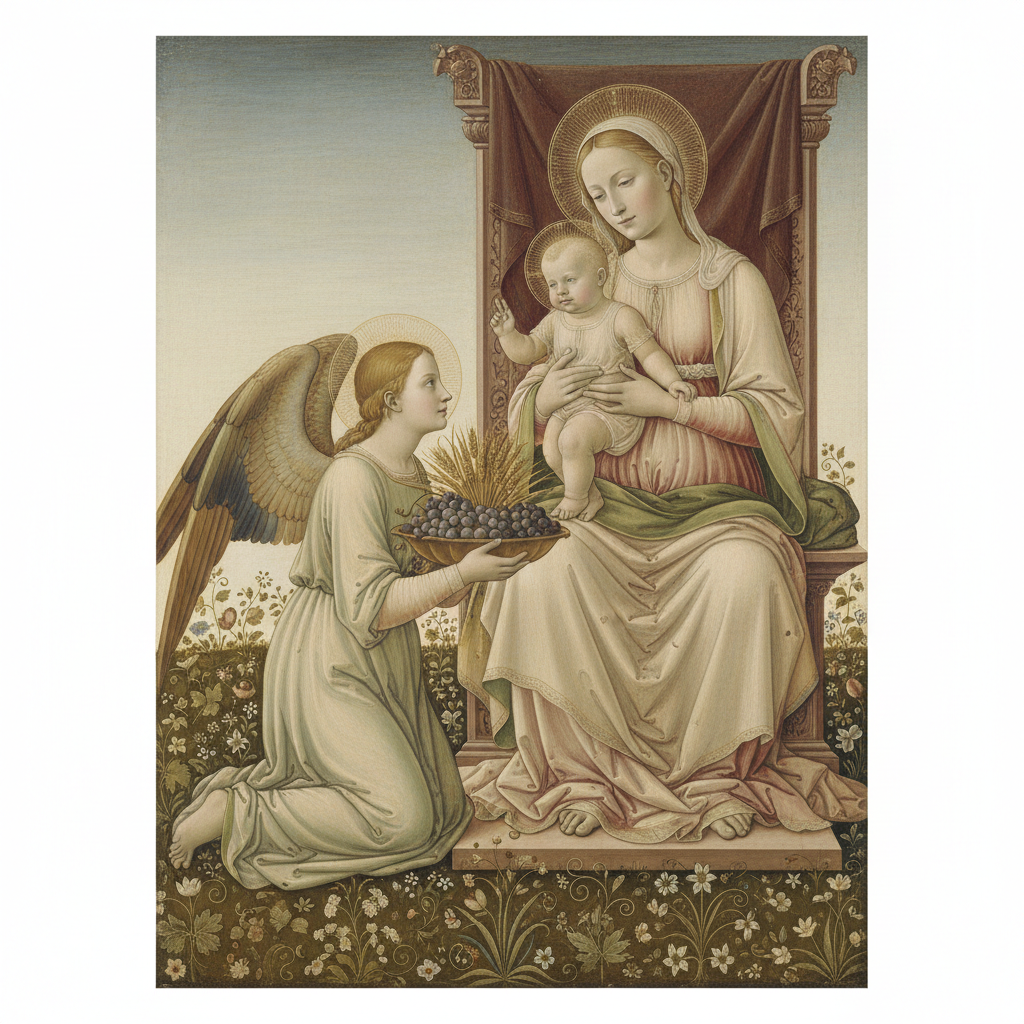 Madonna of the Eucharist — Sandro Botticelli