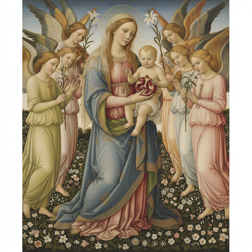 Madonna of the Pomegranate — Sandro Botticelli