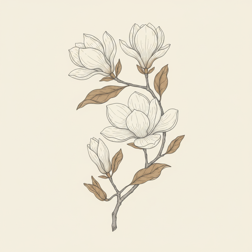 Magnolia Bloom Study
