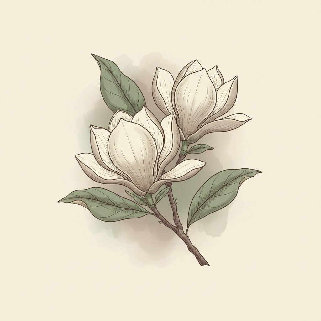 Magnolia Bloom Study
