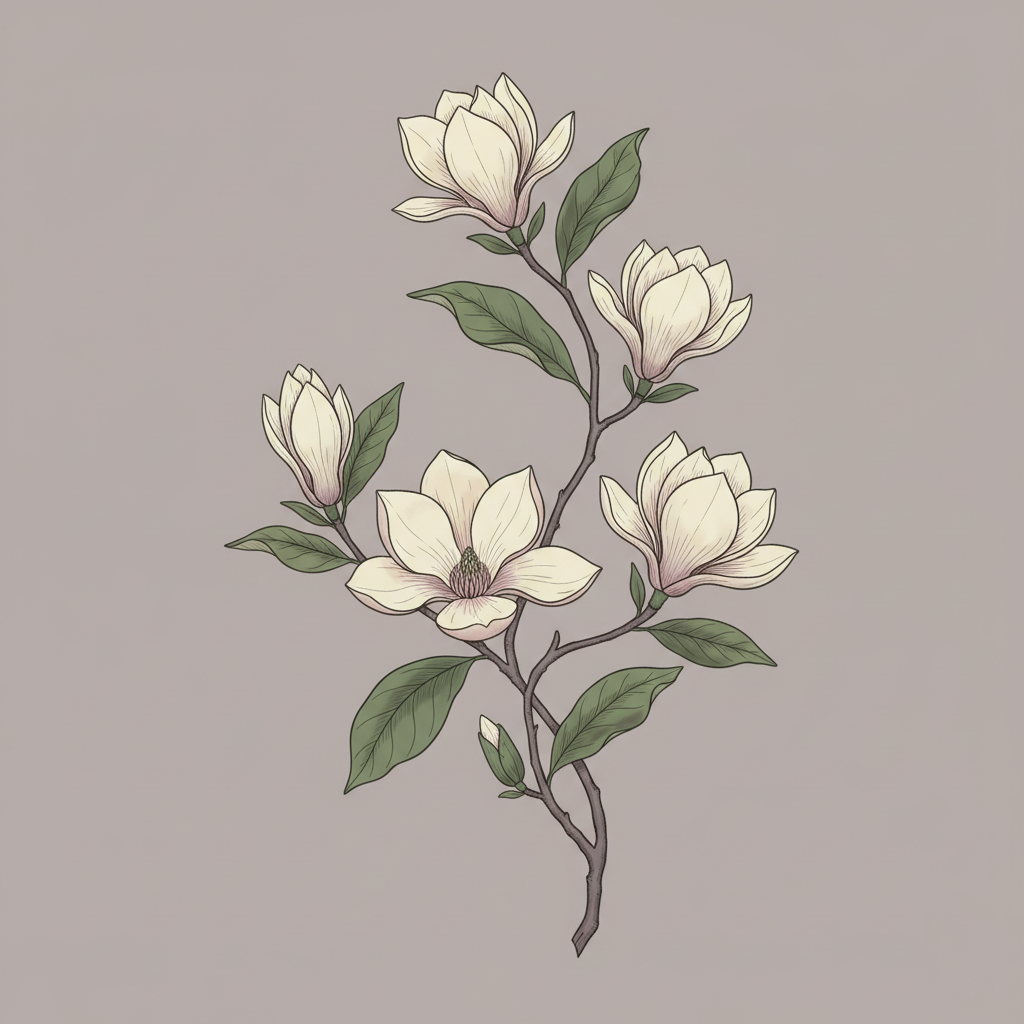 Magnolia Bloom Study