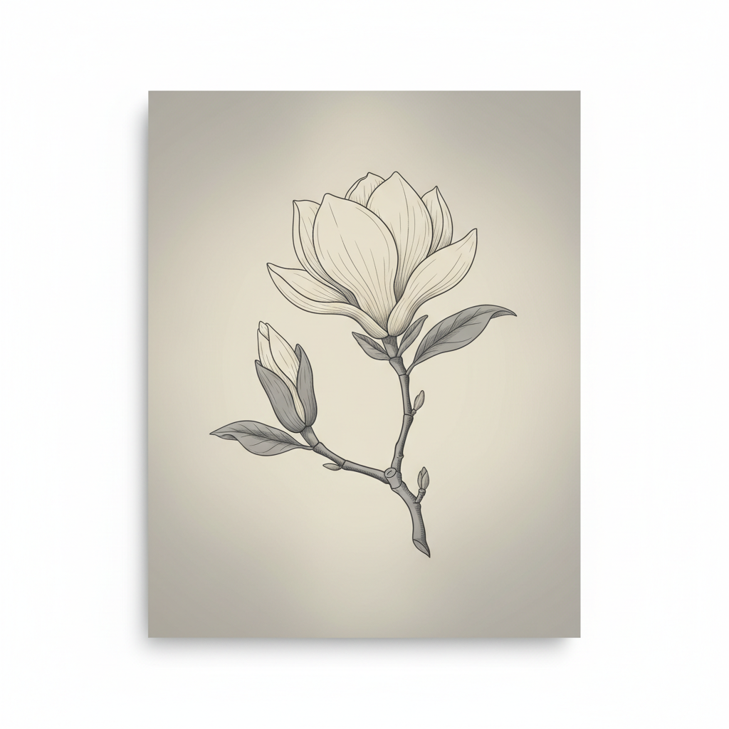 Magnolia Bloom Study
