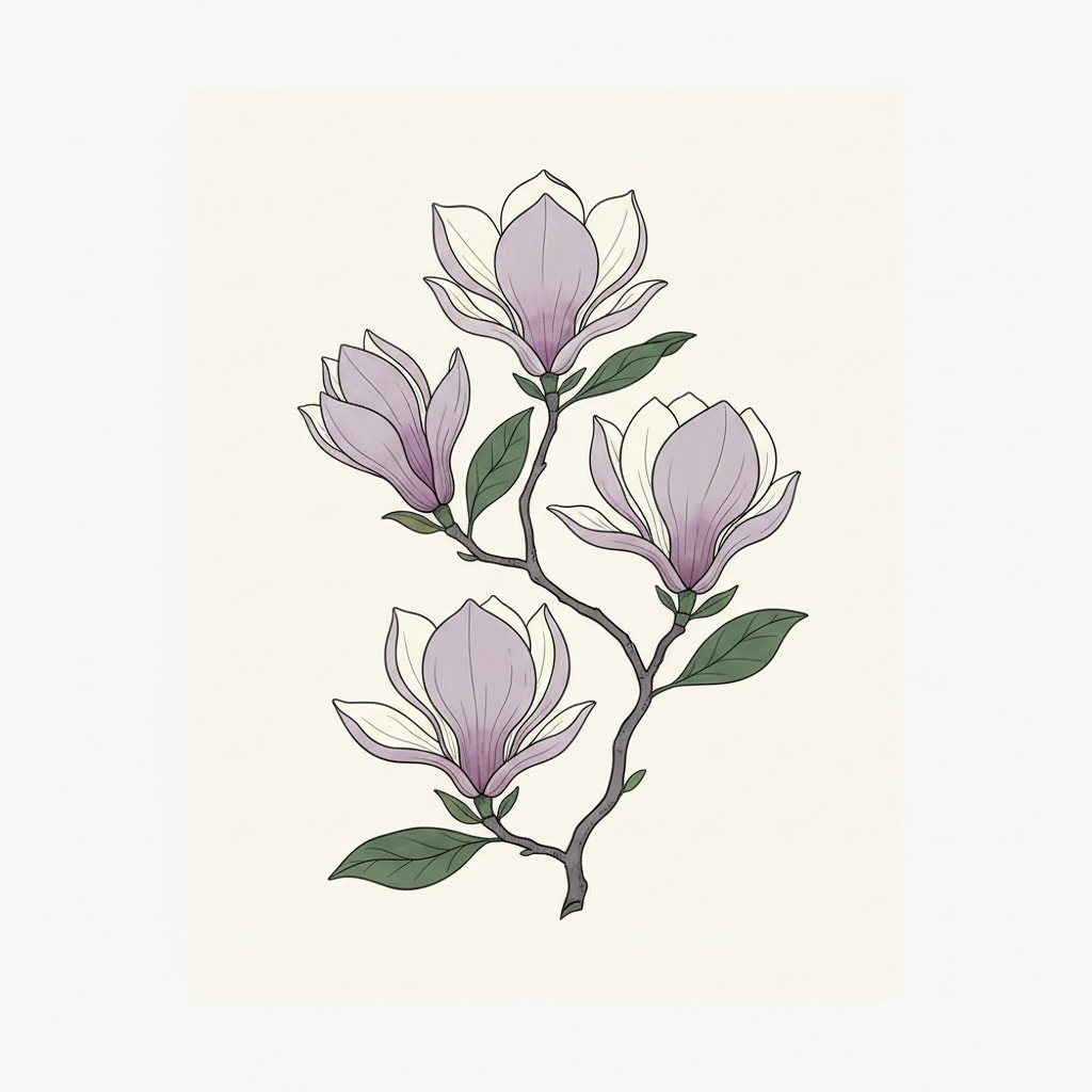 Magnolia Bloom Study