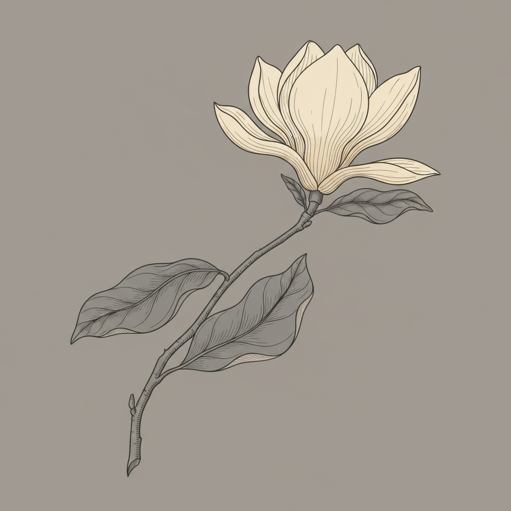Magnolia Bloom Study