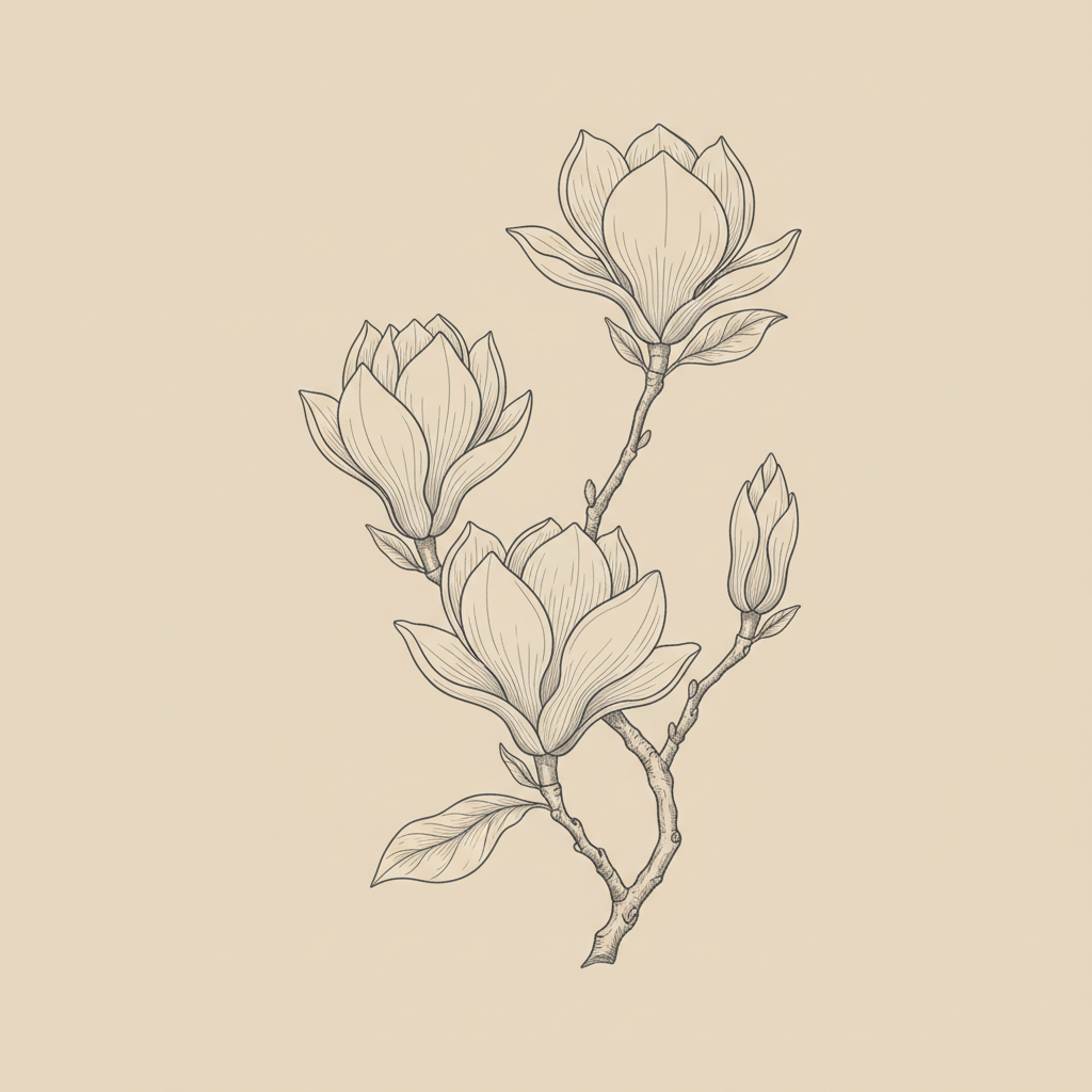 Magnolia Bloom Study