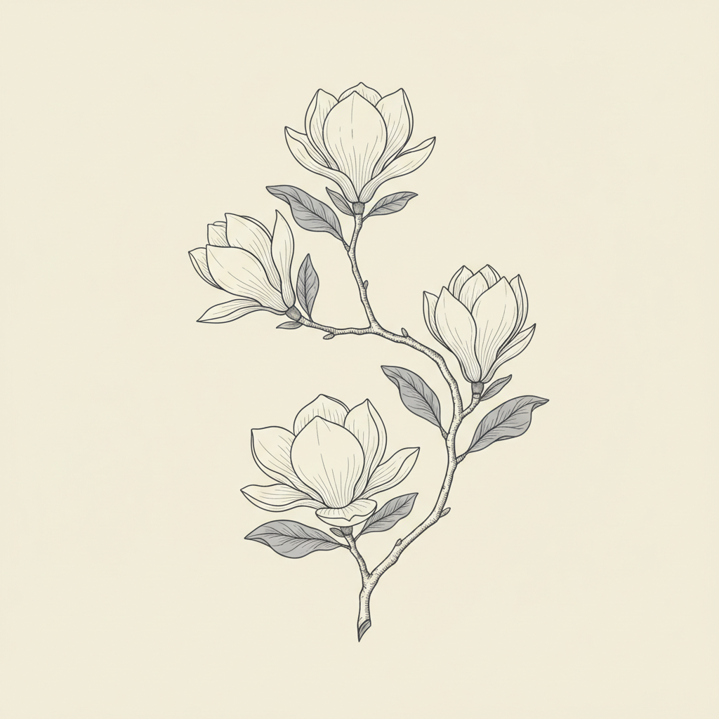 Magnolia Bloom Study