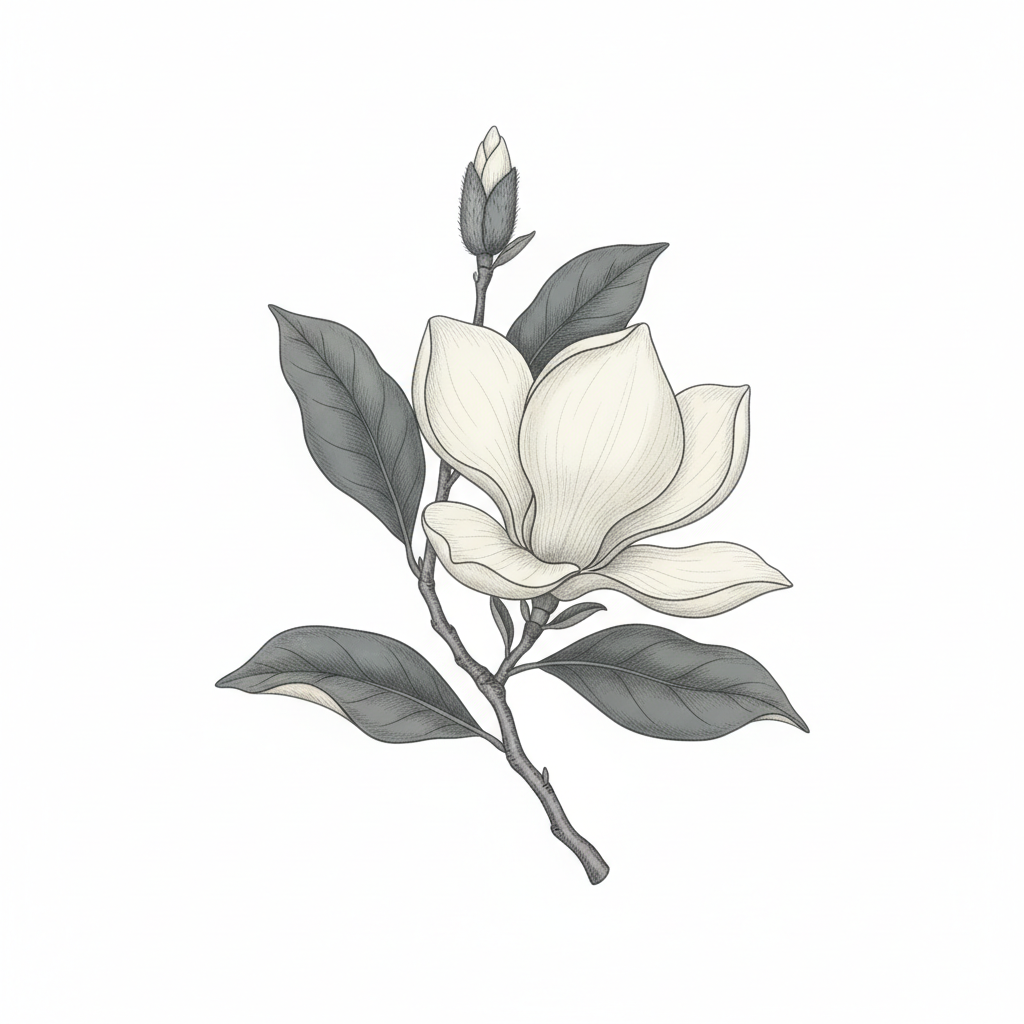 Magnolia Bloom Study