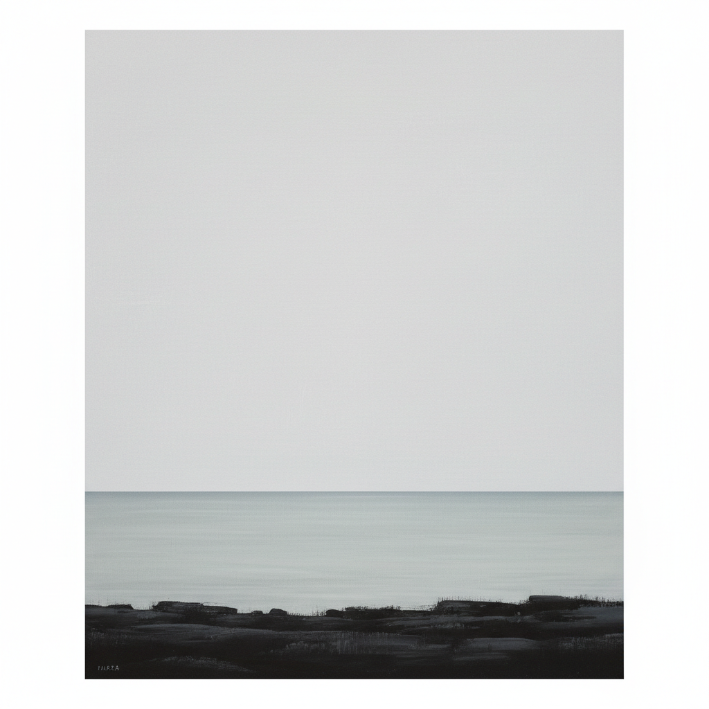 Minimalist Horizon Contemplation