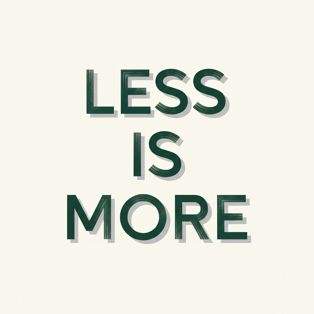 Minimalist Manifesto