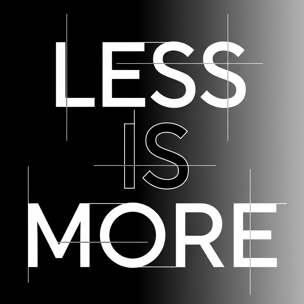 Minimalist Manifesto Design