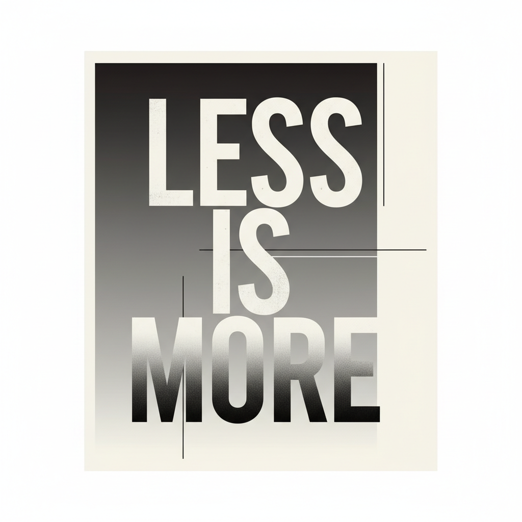 Minimalist Manifesto Print