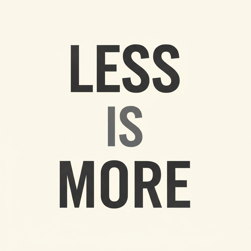 Minimalist Manifesto Print