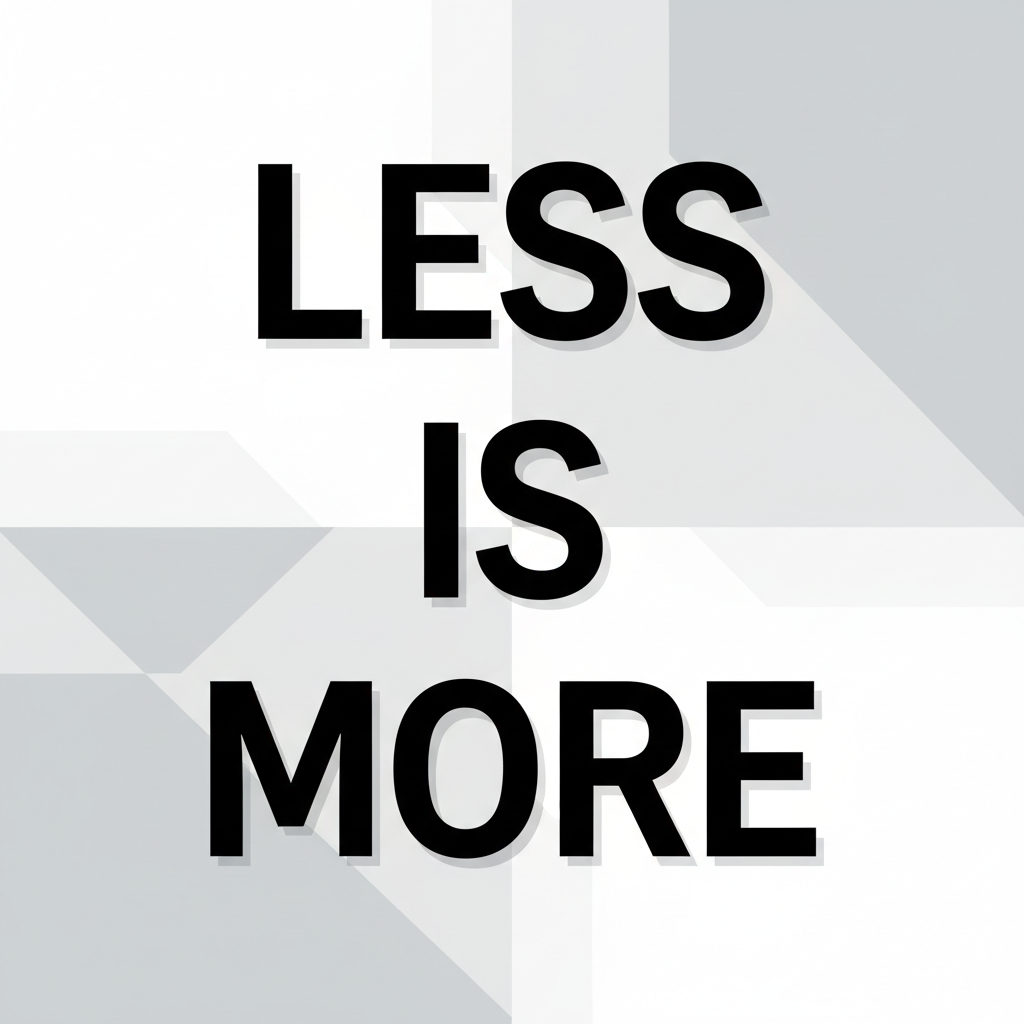 Minimalist Manifesto Typographic Print
