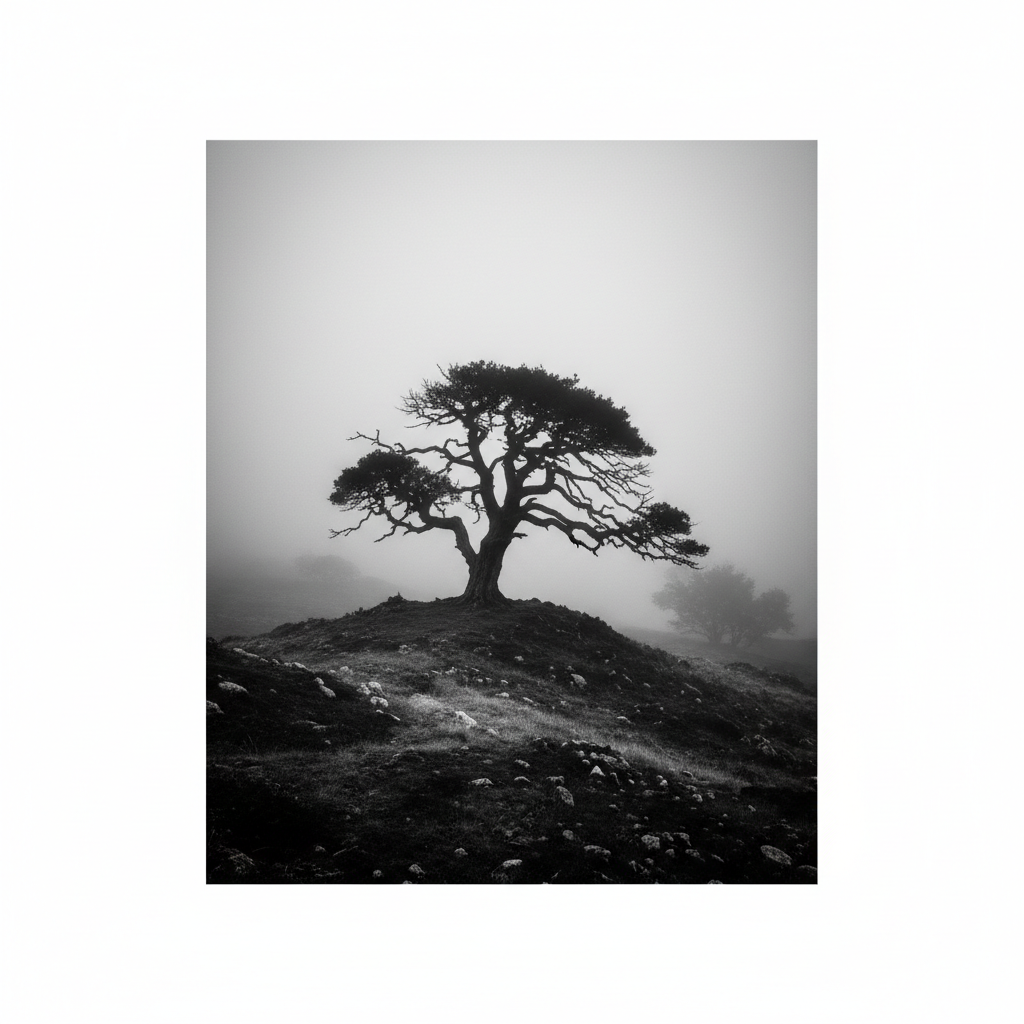 Misty Hillside Sentinel