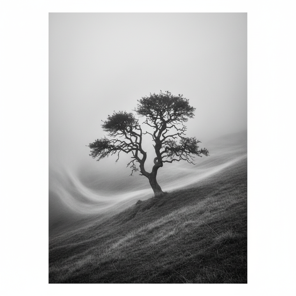 Misty Hillside Sentinel