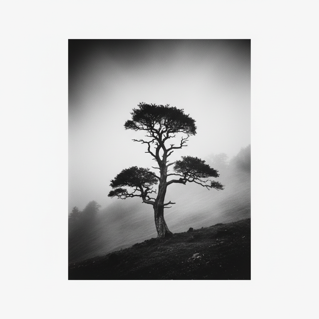 Misty Hillside Sentinel