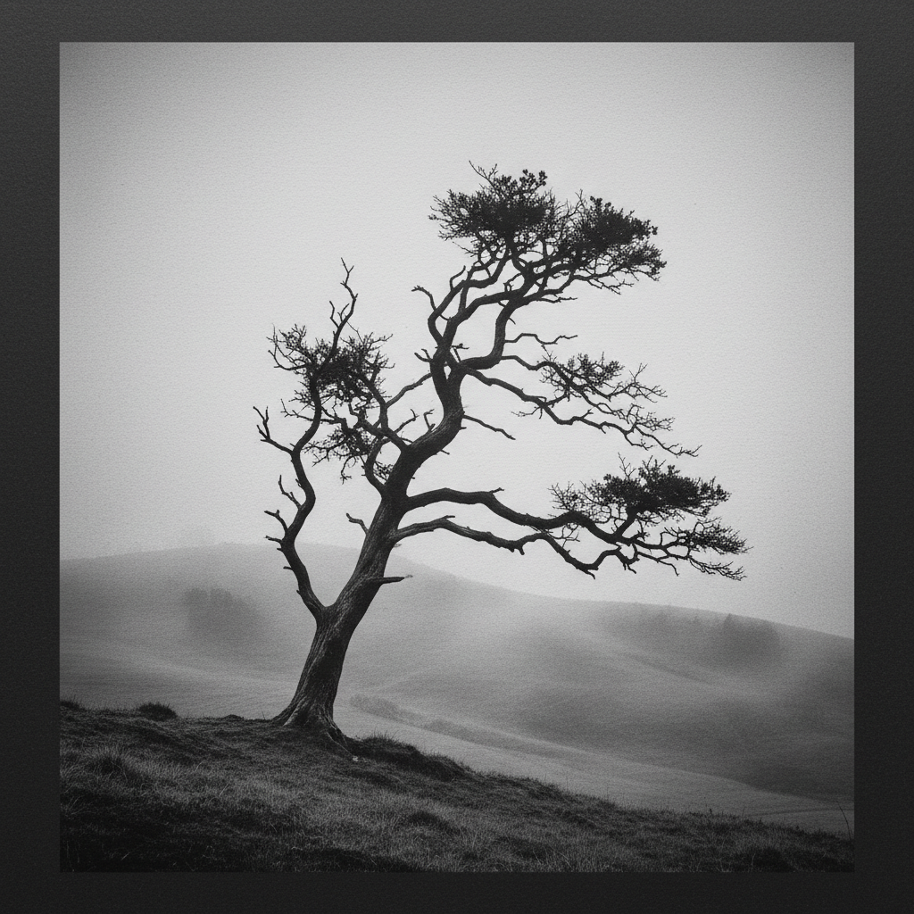 Misty Hillside Sentinel