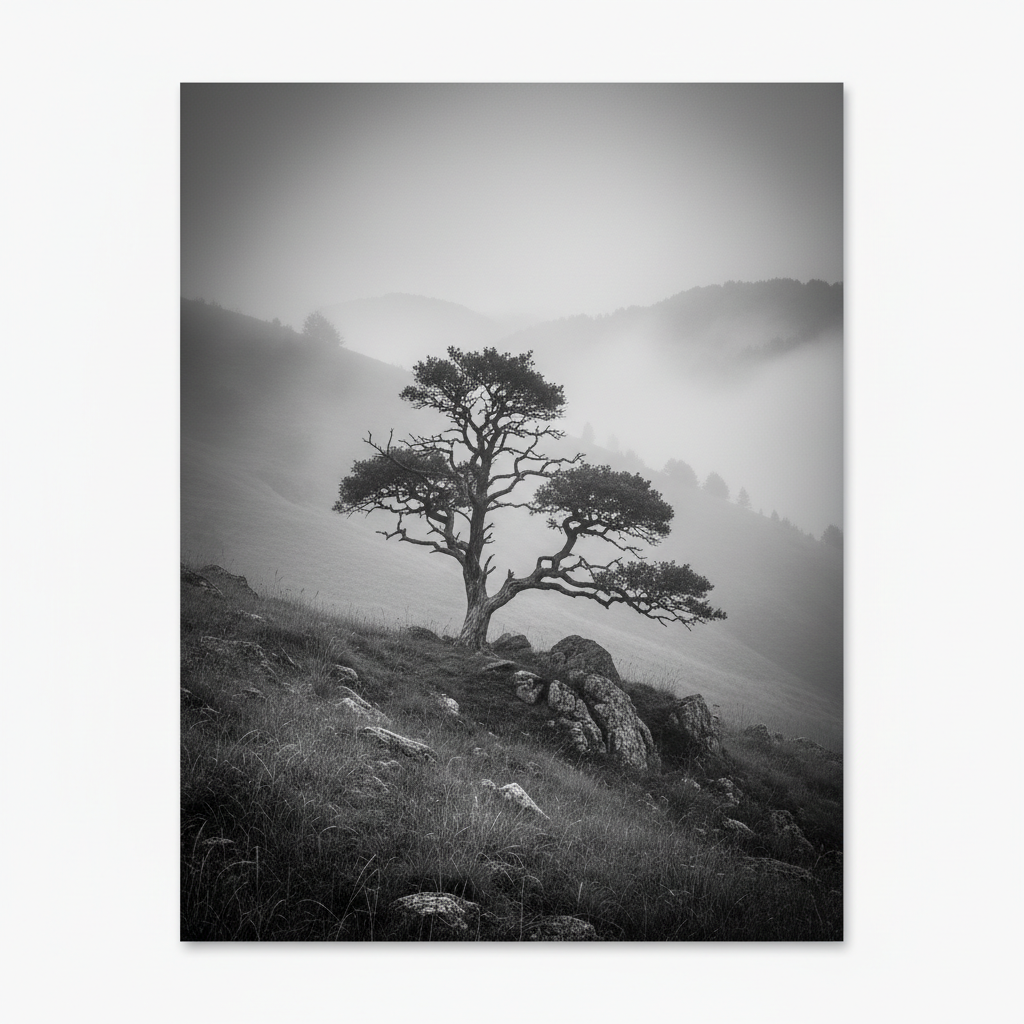 Misty Hillside Sentinel
