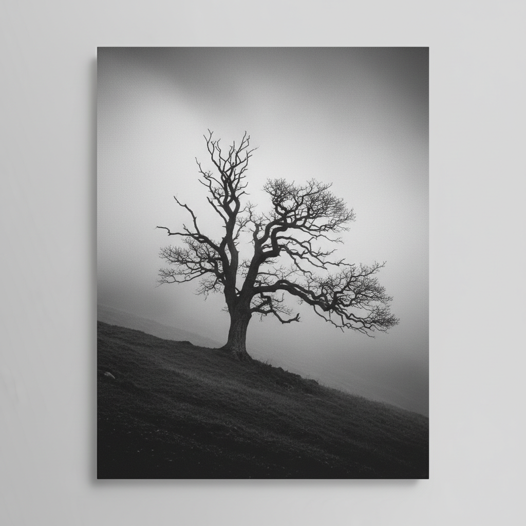 Misty Hillside Sentinel