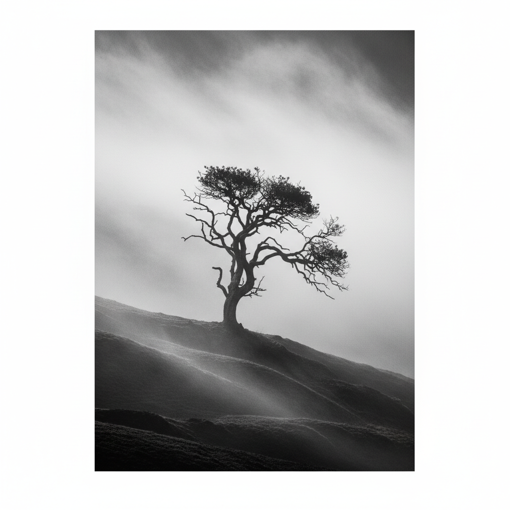 Misty Hillside Sentinel