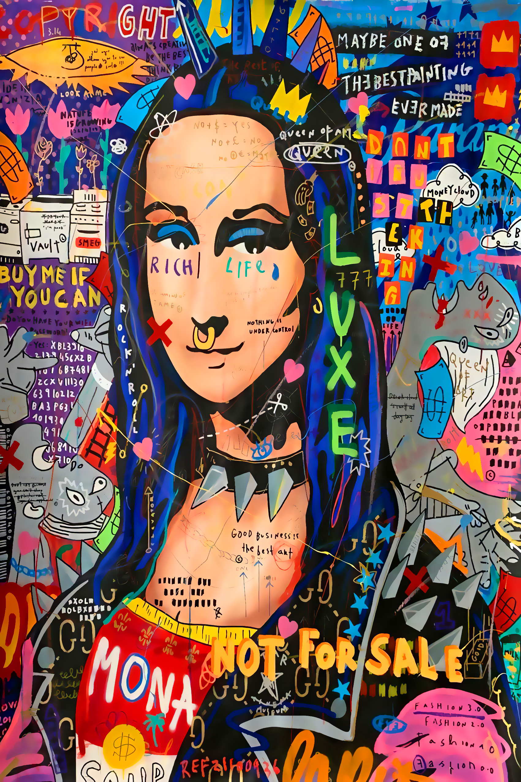 Mona Lisa Pop Art