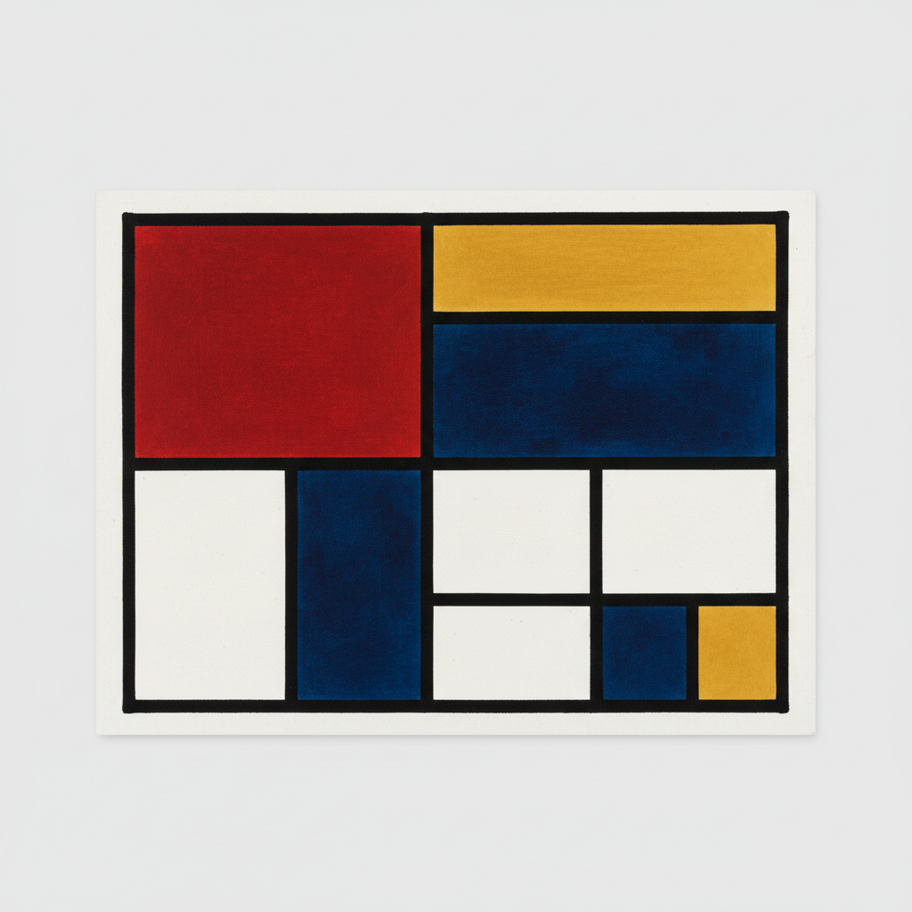 Mondrian Reimagined: Primary Grid