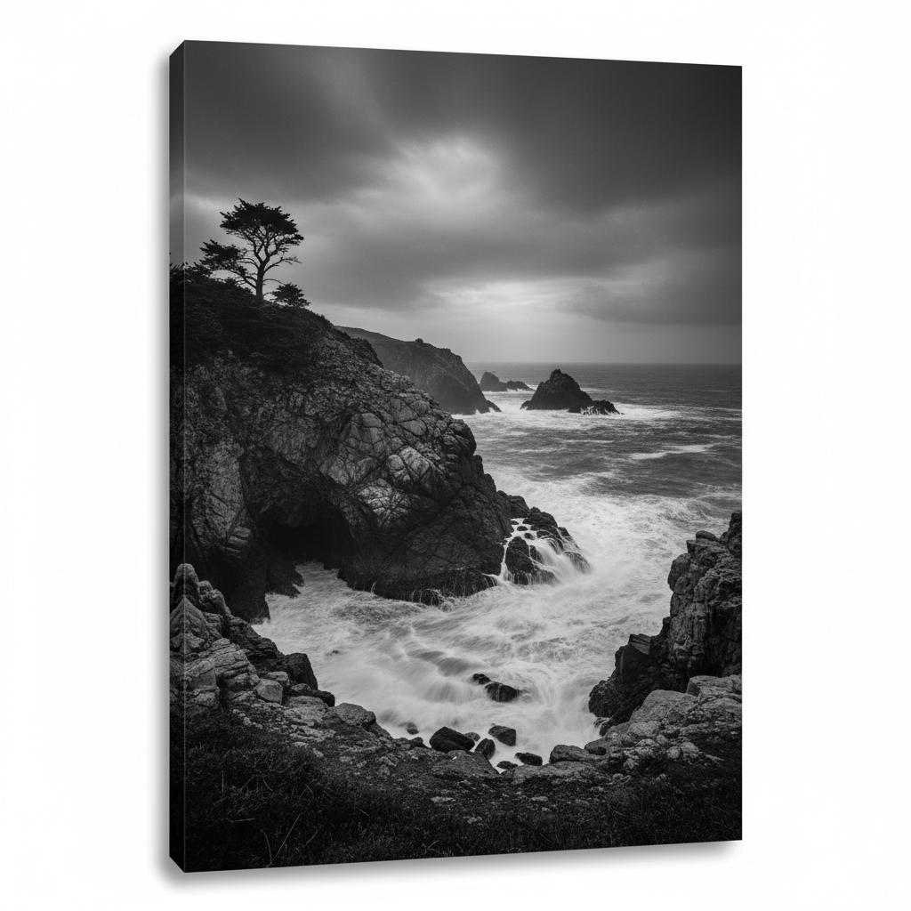 Monochrome Coastal Charm