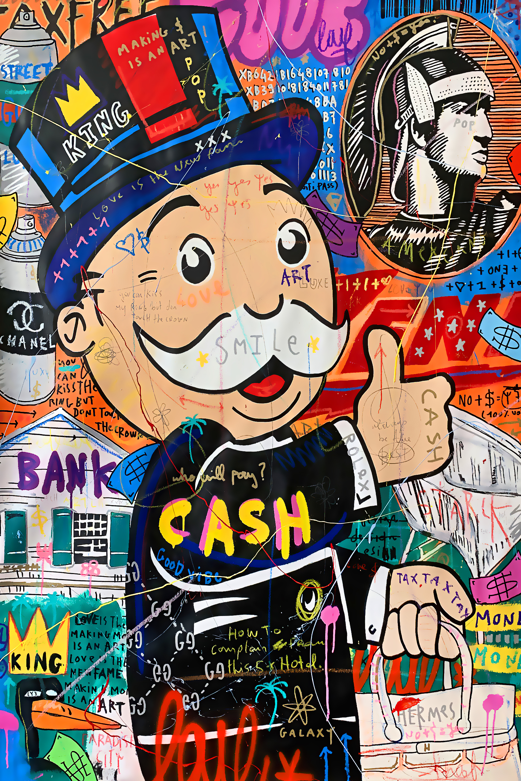 Monopoly Man Pop Art