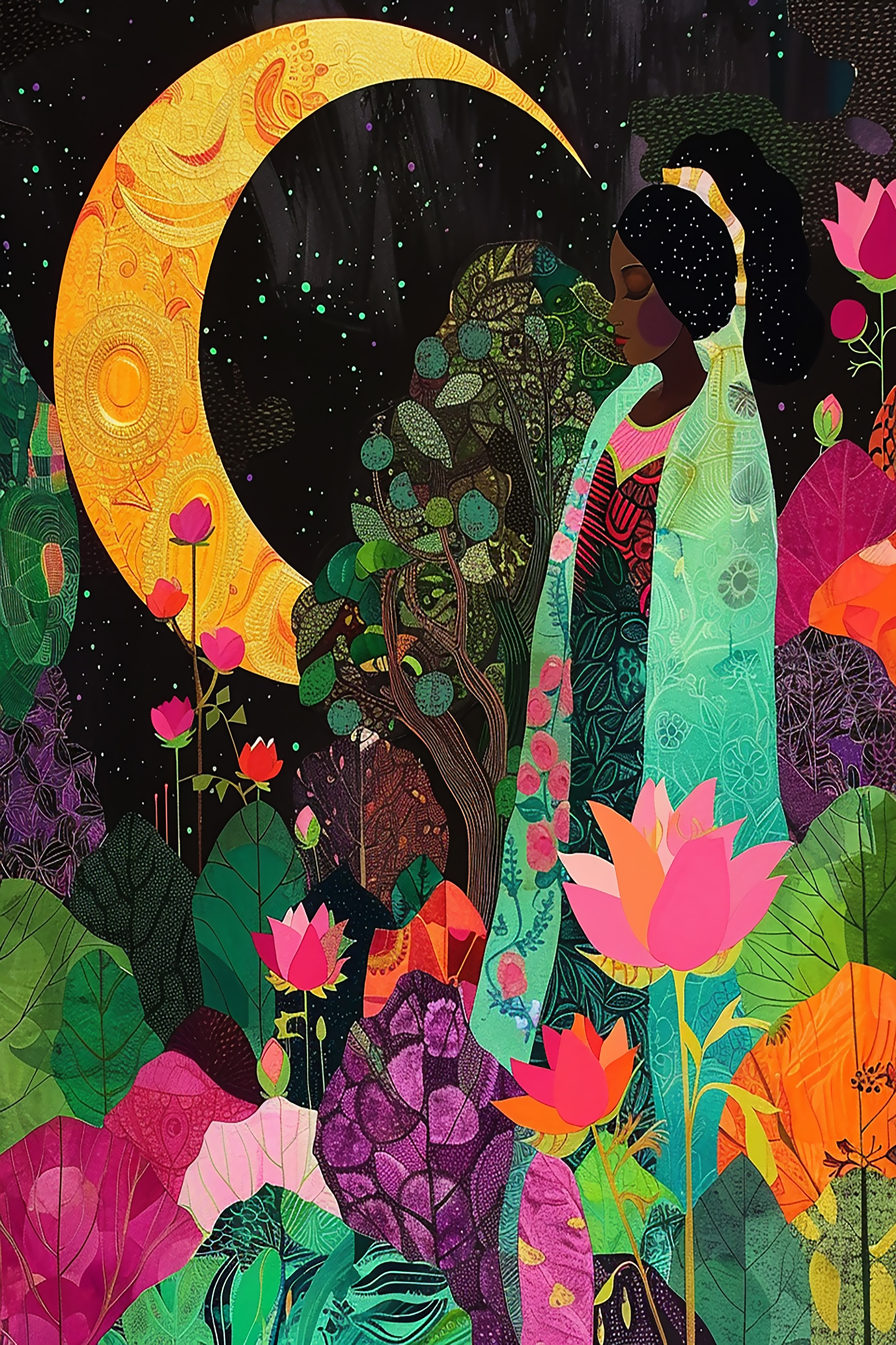 Moonlit Garden Dream