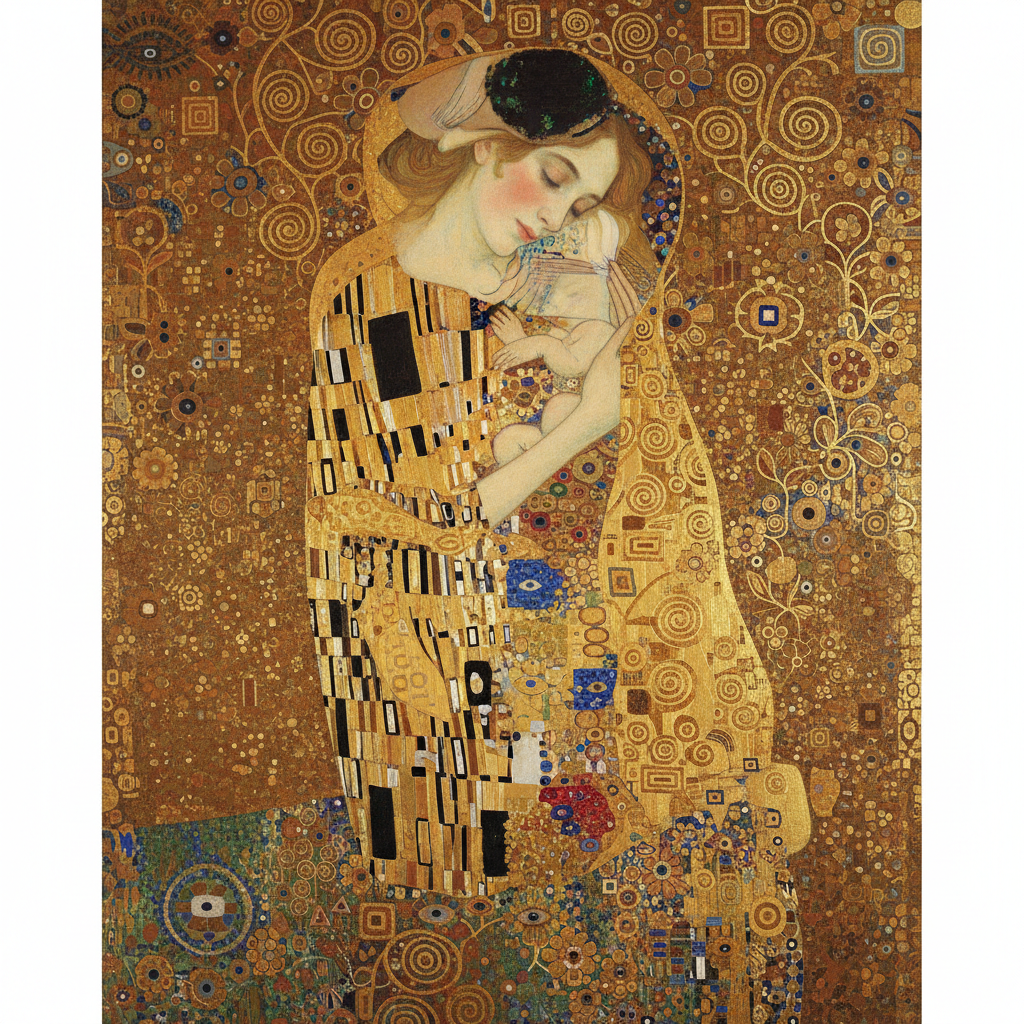 Mother and Child (The Three Ages of Woman) — Gustav Klimt