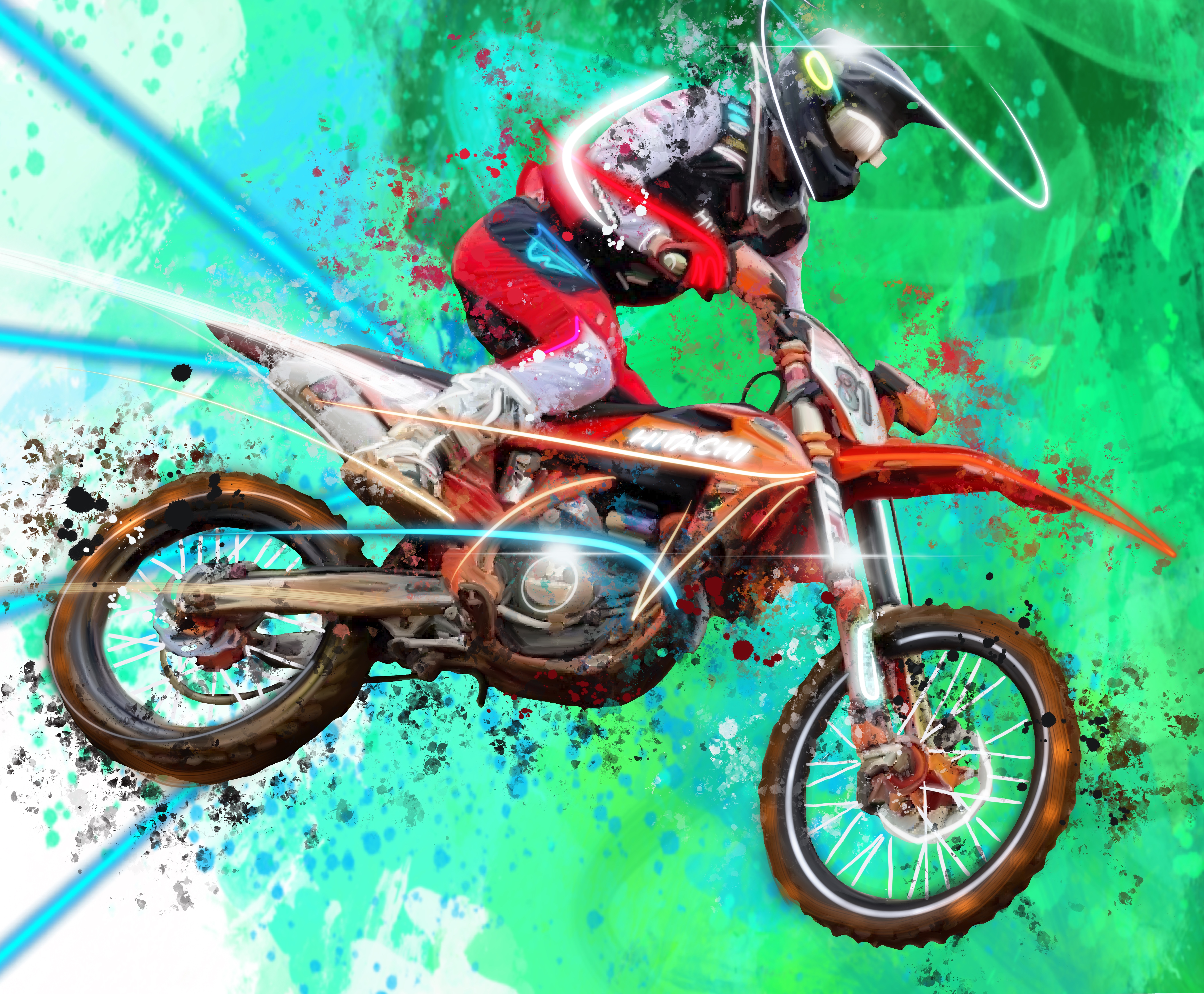 Motocross Energy Splash