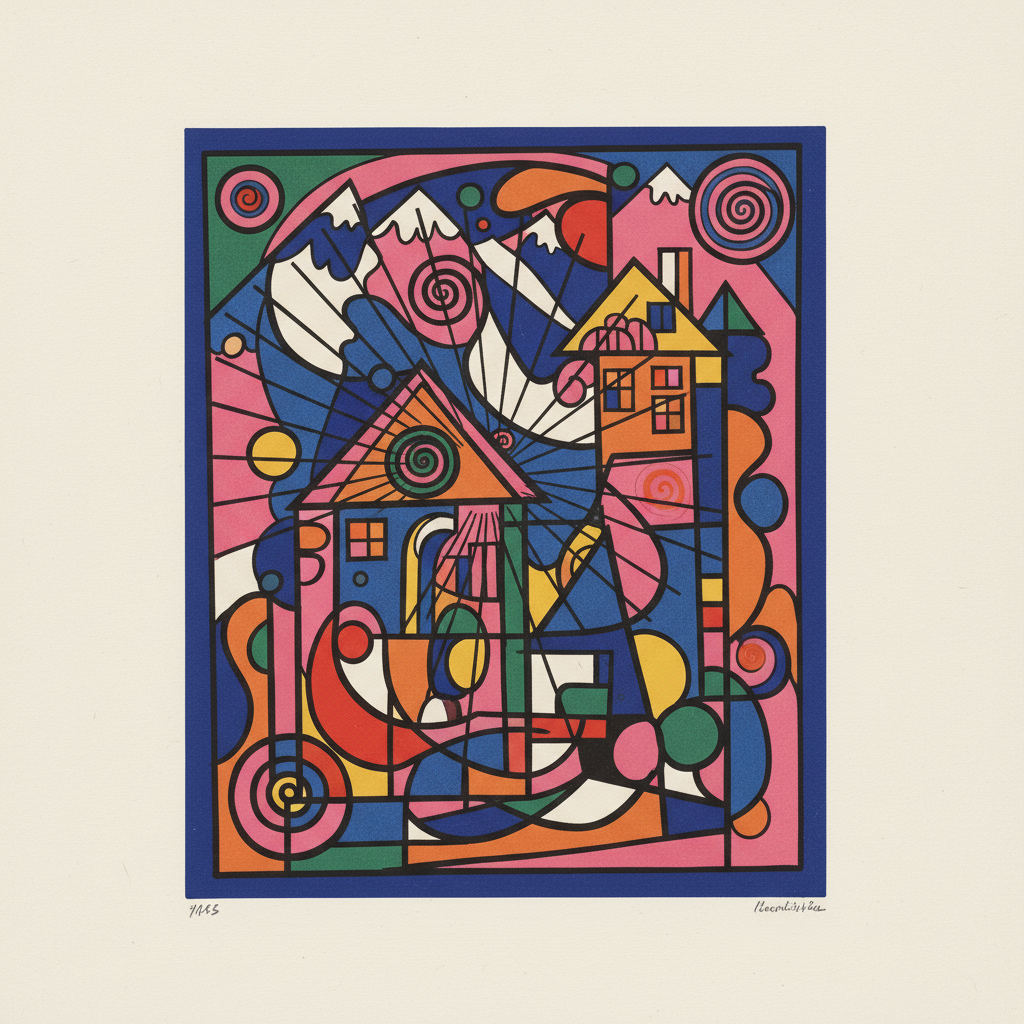 Murnau Houses — Wassily Kandinsky