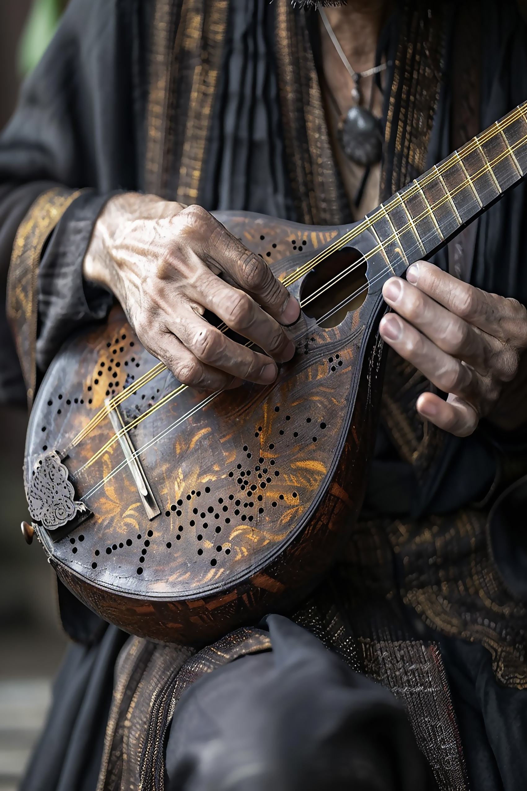 Musician's Lute Serenade