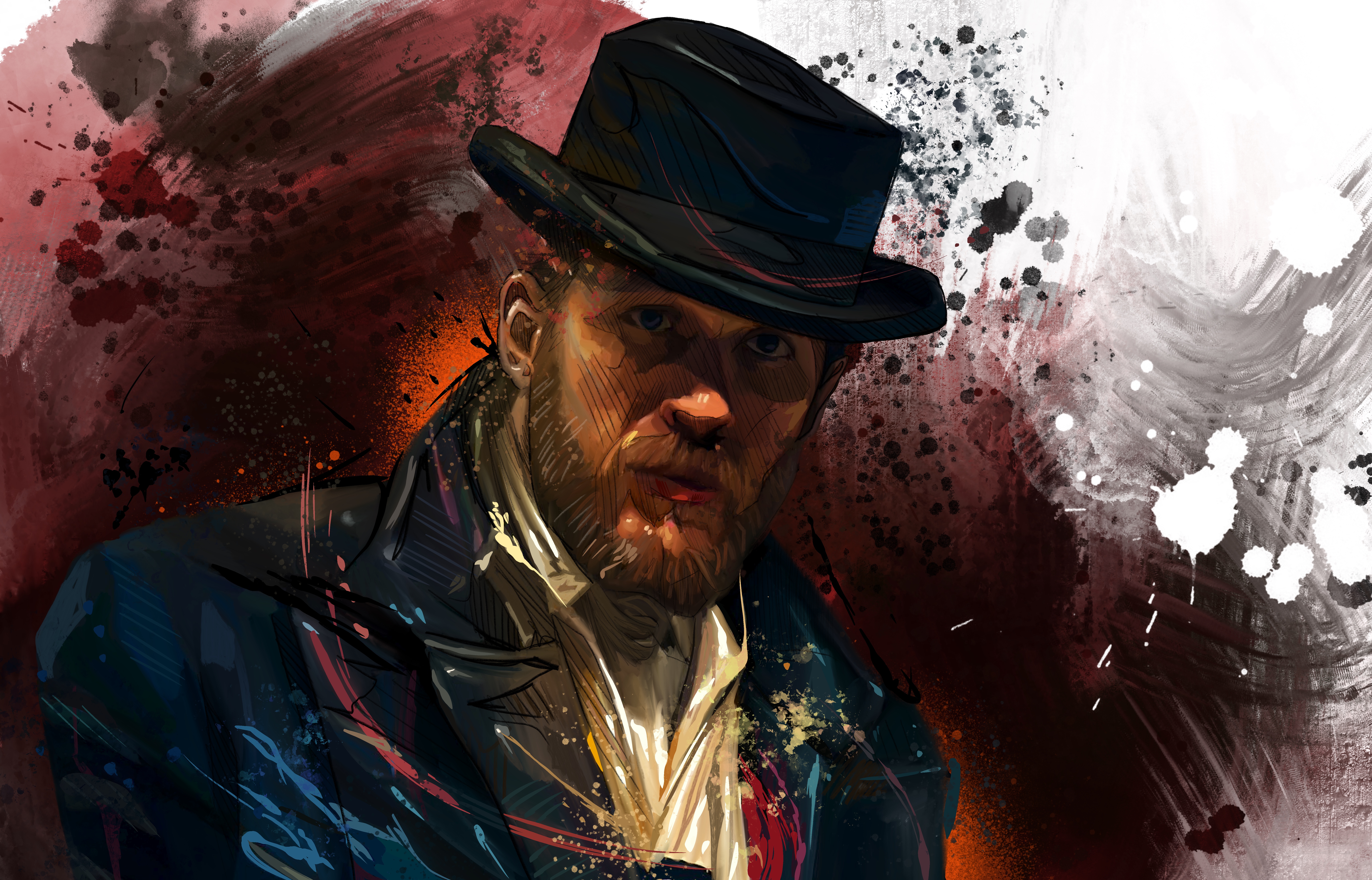 Mysterious Man in Hat